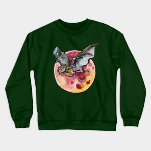 Blood Moon Bat Crewneck Sweatshirt